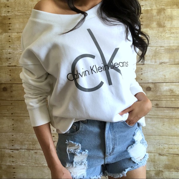 Calvin Klein Jeans Tops - Calvin Klein Logo Graphic Sweatshirt